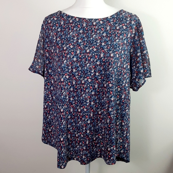 Lucky Brand Tops - Lucky Brend floral print blouse